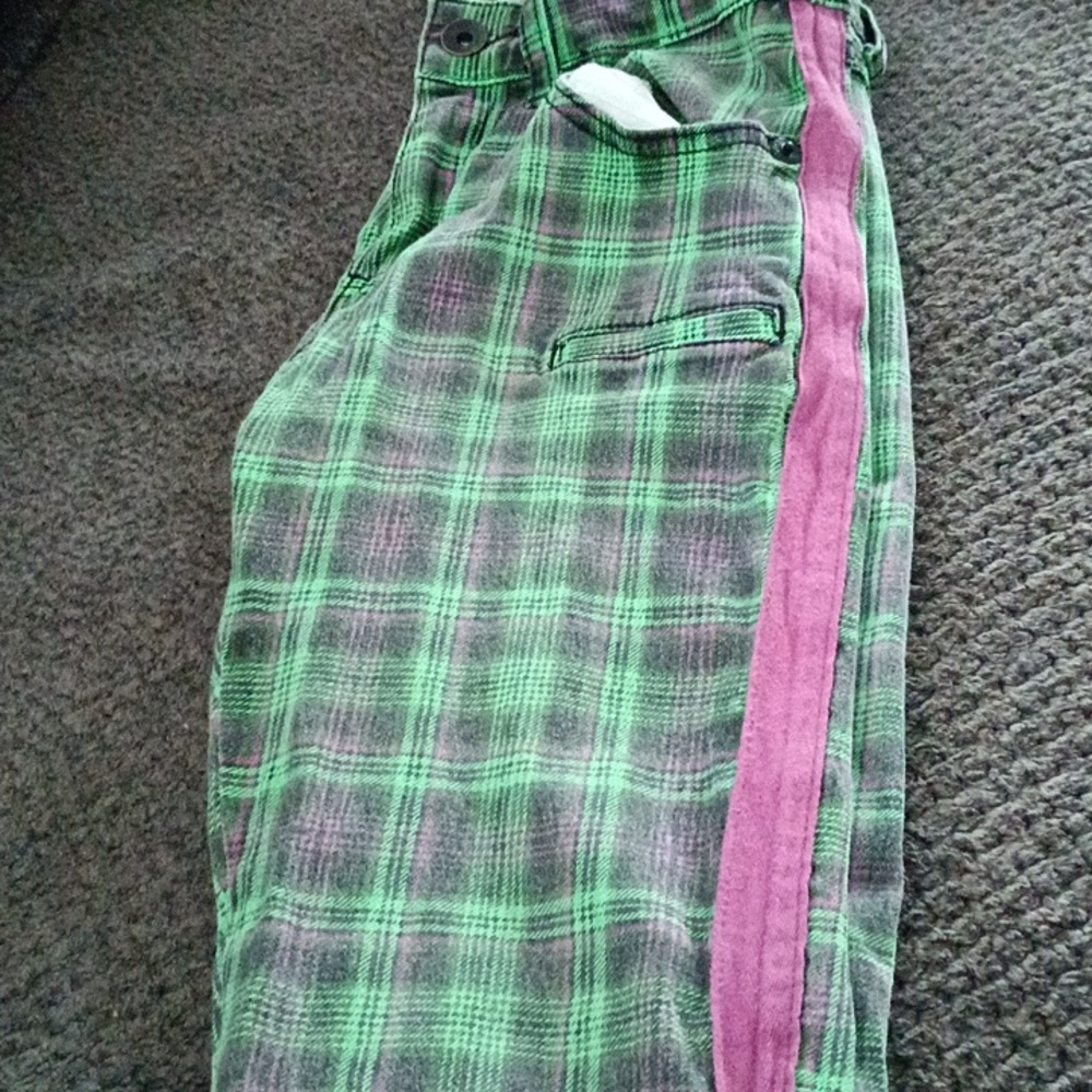 Multi color plaid pants - Picture 2 of 4
